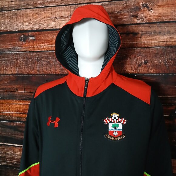 Under Armour Hoodie Mens 2XL Southampton Saints Training Jacket Full Zip Storm - Picture 5 of 14